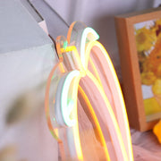 Peach Neon Sign