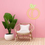 Peach Neon Sign