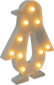 Steel Marquee Letter Penguin Home Party High-End Custom Zinc Metal Marquee Light Marquee Sign