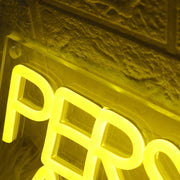 Persinnel Alliance Yellow Neon Sign