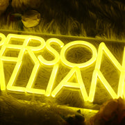 Persinnel Alliance Yellow Neon Sign