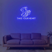 Persona 5 Take Your Heart Neon Sign