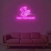 Persona 5 Take Your Heart Neon Sign