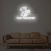 Persona 5 Take Your Heart Neon Sign