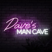 Personalized Man Cave Neon Sign MNC41546