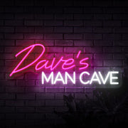 Personalized Man Cave Neon Sign MNC41546