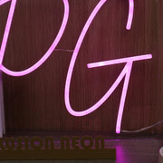 PG Purple Neon Sign