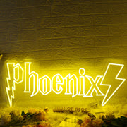 Phoenix Yellow Neon Sign