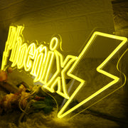 Phoenix Yellow Neon Sign