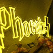 Phoenix Yellow Neon Sign