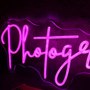 Photography Neon Sign