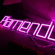 Piamendy Pink Neon Sign