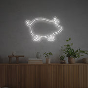 Pig Line Drawing LED Neon Sign