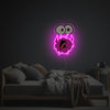 Pinky Little Monster LED Neon Acrylic Artwork