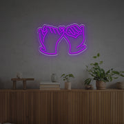 Pinky Promise LED Neon Sign