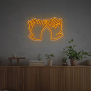 Pinky Promise LED Neon Sign