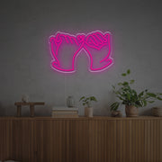 Pinky Promise LED Neon Sign