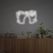 Pinky Promise LED Neon Sign