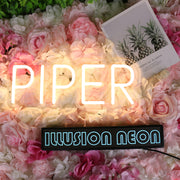 Piper Yellow Neon Sign