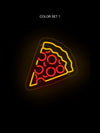 Pizza For Kitchen Fast Food Neon Sign