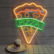 Pizza Neon Sign For Pizza House Restaurants Open Signs