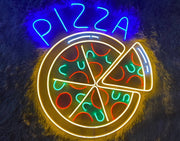 Pizza Slices Restaurant Neon Sign