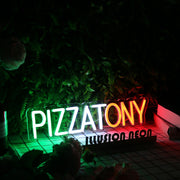 Pizza Tony Custom Neon Sign