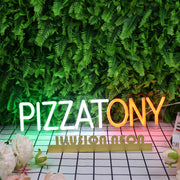 Pizza Tony Custom Neon Sign