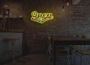 Pizza Version 2 Open Neon Sign