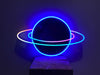 Planet Saturn Neon Sign