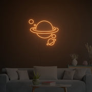 Planets Neon Sign Neon Light Signs Custom For Home Bar Party Decoration