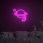 Planets Neon Sign Neon Light Signs Custom For Home Bar Party Decoration