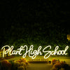 Plant High School Yellow Neon Sign