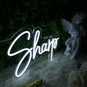 Play B Sharp White Neon Sign