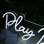 Play B Sharp White Neon Sign