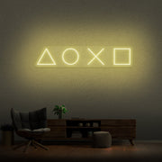 Playstation Game Neon Sign