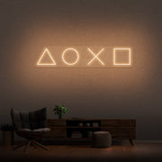 Playstation Game Neon Sign