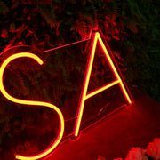 PLCSA Red Neon Sign