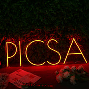 PLCSA Red Neon Sign