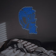 Please Dont Kill My Vibe With Pray Gesture LED Neon Sign