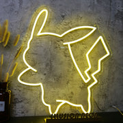 Pokemon Pikachu Silhouette Neon Sign