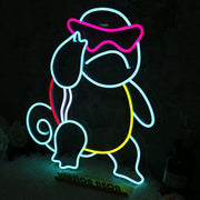 Pokemon Squirtle Custom Neon Sign