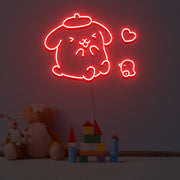 Pom Pom Purin Neon Sign Fashion Custom Neon Sign Lights Night Lamp Led Neon Sign Light For Home Party