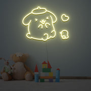 Pom Pom Purin Neon Sign Fashion Custom Neon Sign Lights Night Lamp Led Neon Sign Light For Home Party