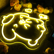 Pom Pom Purin Yellow Neon Sign