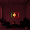 Portugal Flag Neon Sign