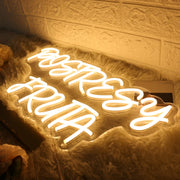 Postresy Fruta Yellow Neon Sign