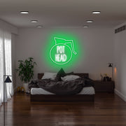 Pot Head Neon Sign