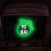 Pot Head Neon Sign