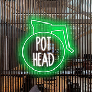 Pot Head Neon Sign